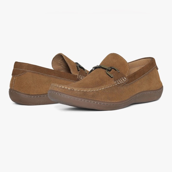Donald Pliner slip on Tan Suede Loafers size 10 NWOT no box